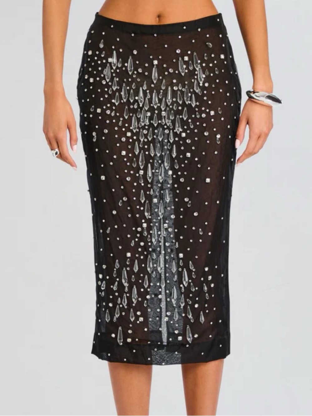 RETROFETE ISABEL EMBELLISHED SKIRT